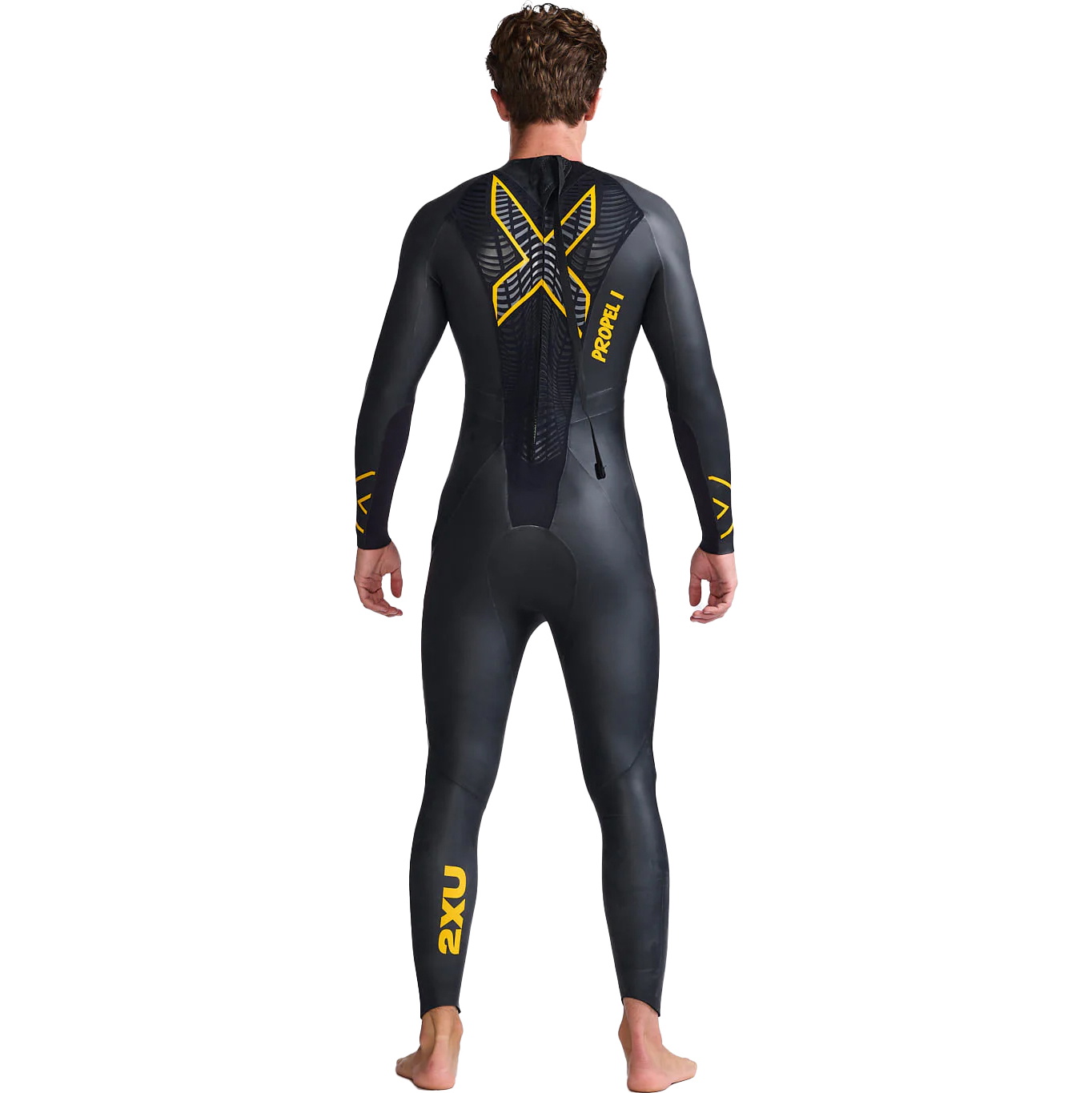 2025 2XU Mens P:1 Propel Swim Wetsuit MW4991c - Black / Ambition